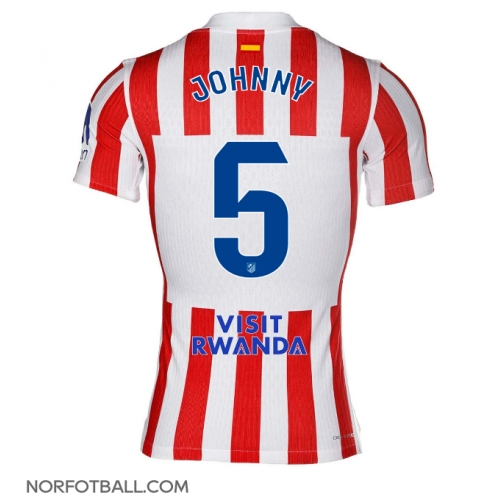 Billige Fotballdrakt Atletico Madrid Johnny Cardoso #5 Replika Hjemmedrakt 2025-26 Kortermet Billige Fotballdrakt Atletico Madrid Johnny Cardoso #5 Replika Hjemmedrakt 2025-26 Kortermet